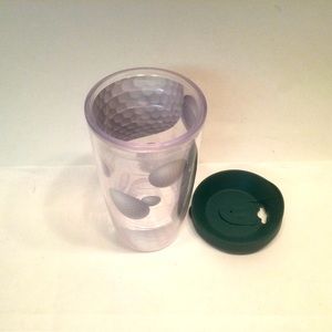 Golf Balls Tervis Tumbler Travel Cup 16oz w/Lid.